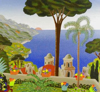 Villa Rufolo 1987 Limited Edition Print - Thomas Frederick McKnight Villa Rufolo 1987 Limited Edition Print - Thomas Frederick McKnight