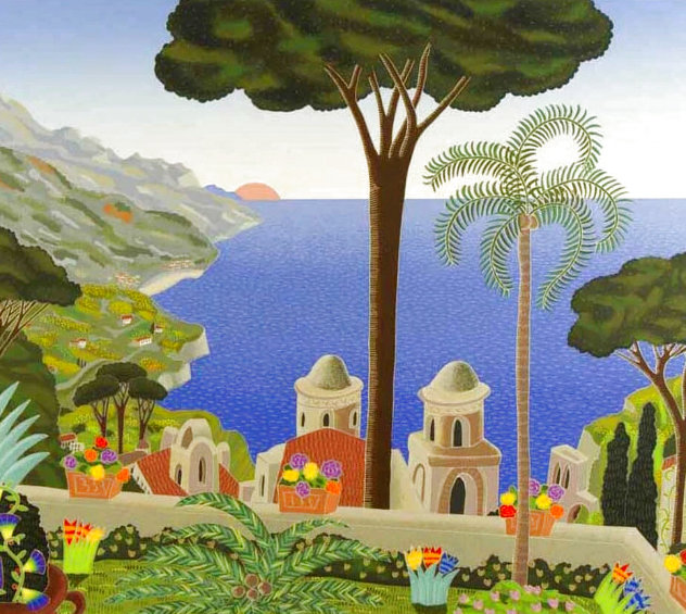 Villa Rufolo 1987 - Italy Limited Edition Print by Thomas Frederick McKnight