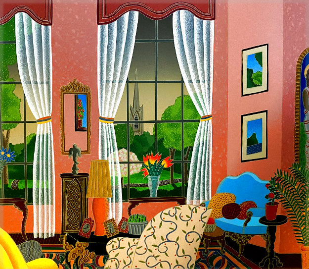 Salisbury 1986 Serigraph/Silkscreen 14x16 by Thomas Frederick McKnight ...