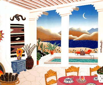 Desert Patio 1990 Limited Edition Print - Thomas Frederick McKnight Desert Patio 1990 Limited Edition Print - Thomas Frederick McKnight
