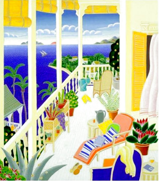 Caribbean Daydream Suite: Gustavia 1996 Limited Edition Print by Thomas Frederick McKnight