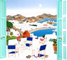 Mykonos Terrace 1993 Huge - Greece Limited Edition Print by Thomas Frederick McKnight - 0