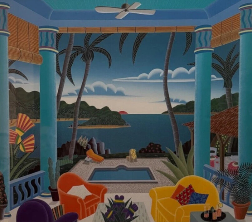 Thomas McKnight MUSTIQUE リゾートアート Thomas McKnight Art For Sale, Wanted