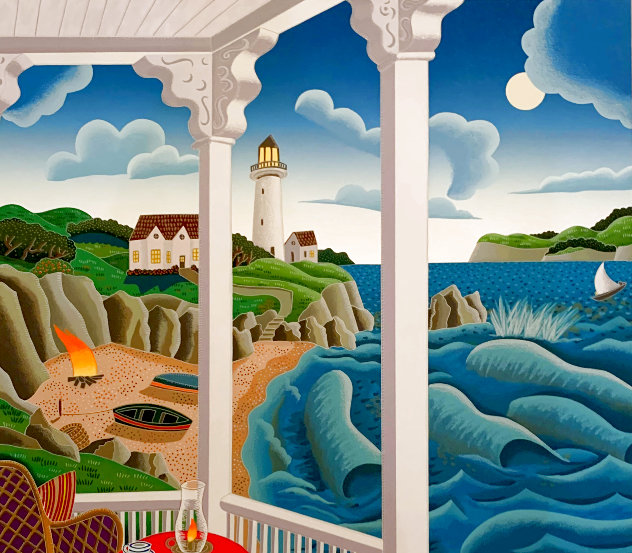 Lighthouse Point 1990 Limited Edition Print by Thomas Frederick McKnight