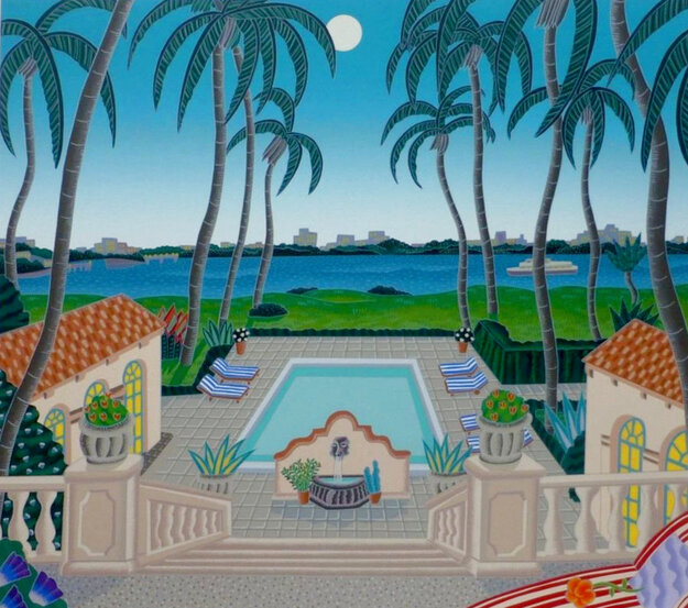 Mar-a-Lago 1992 - Miami, Florida Limited Edition Print - Thomas Frederick McKnight