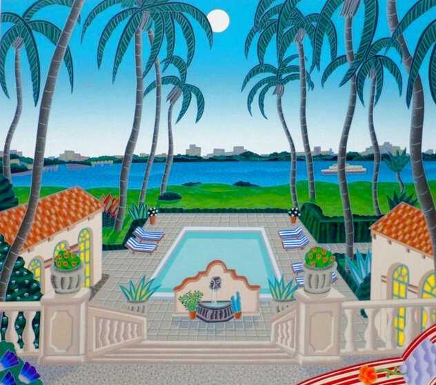 Mar-a-Lago 1992 Limited Edition Serigraph by Thomas Frederick