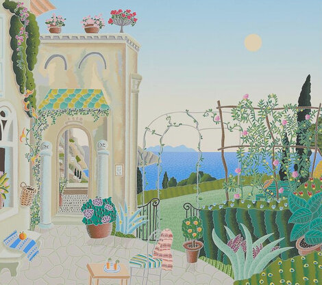 Amalfi Coast Suite: Ravello Garden 2000 - Italy Limited Edition Print - Thomas Frederick McKnight