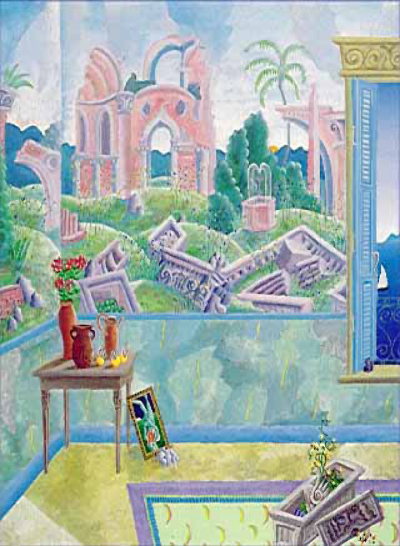 Renaissance Fresco 38x32 Super Huge Limited Edition Print by Thomas Frederick McKnight Renaissance Fresco 38x32 Super Huge Limited Edition Print by Thomas Frederick McKnight