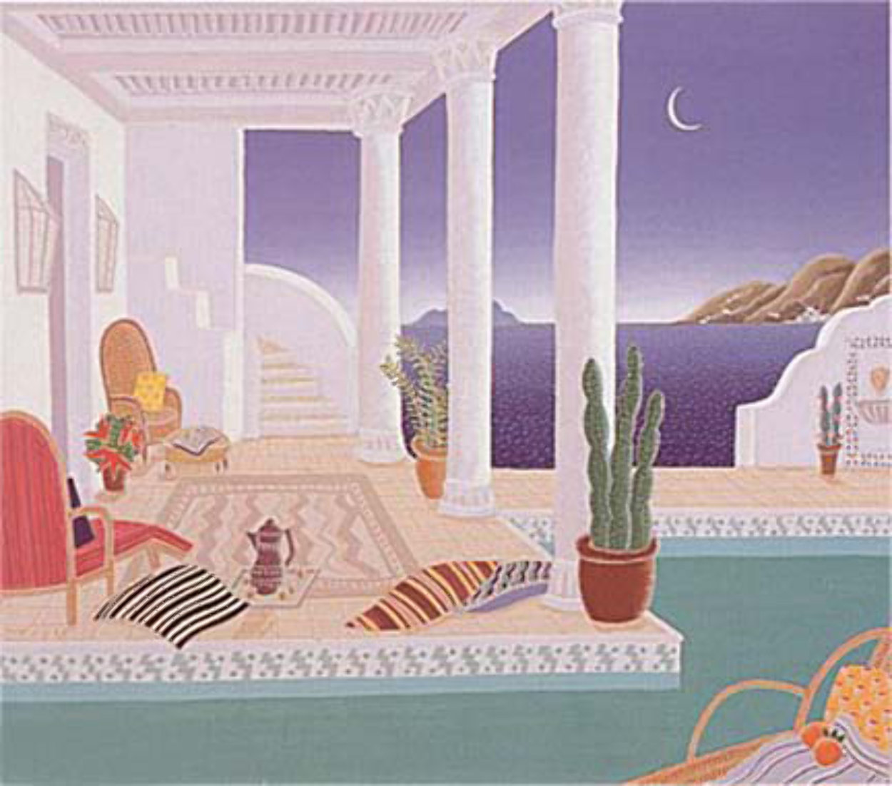 Daydreamers Suite of 4 Serigraphs Limited Edition Print by Thomas Frederick McKnight Daydreamers Suite of 4 Serigraphs Limited Edition Print by Thomas Frederick McKnight
