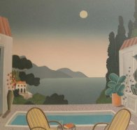 Riviera Villa 1993 Huge Limited Edition Print by Thomas Frederick McKnight - 1 Riviera Villa 1993 Huge Limited Edition Print by Thomas Frederick McKnight - 1