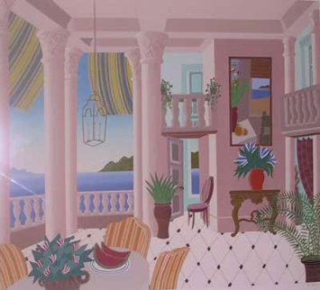 Bay of Naples 1987 Huge Limited Edition Print - Thomas Frederick McKnight Bay of Naples 1987 Huge Limited Edition Print - Thomas Frederick McKnight