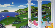 Seaside Golf 1993 Super Huge Limited Edition Print by Thomas Frederick McKnight - 0 Seaside Golf 1993 Super Huge Limited Edition Print by Thomas Frederick McKnight - 0