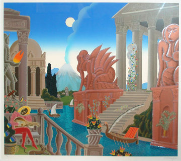 Atlantis 1987 36x40 Super Huge Limited Edition Print - Thomas Frederick McKnight Atlantis 1987 36x40 Super Huge Limited Edition Print - Thomas Frederick McKnight