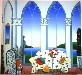 Flowered Couch 1981 Limited Edition Print - Thomas Frederick McKnight Flowered Couch 1981 Limited Edition Print - Thomas Frederick McKnight
