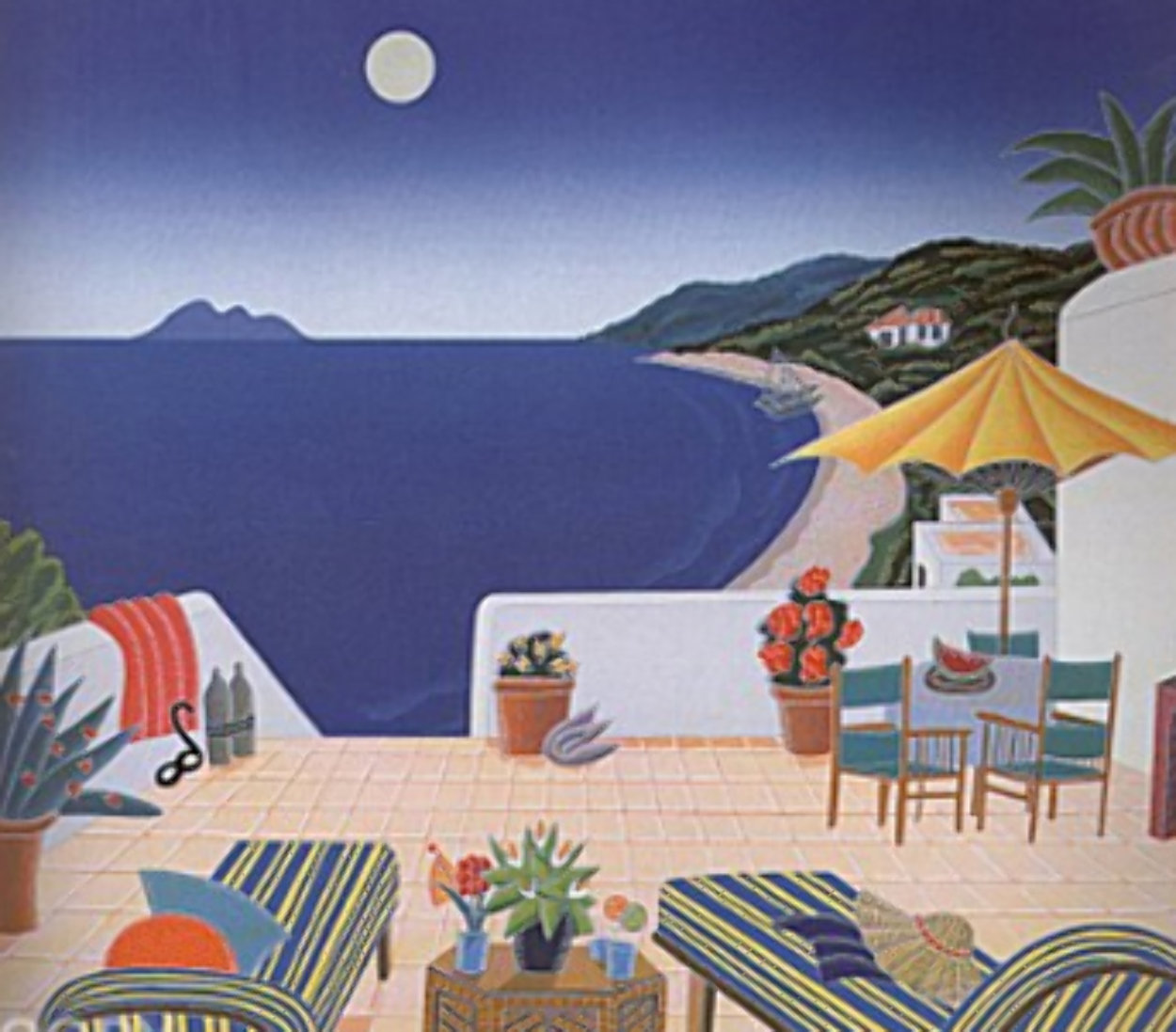 La Samanna AP 1988 Limited Edition Print by Thomas Frederick McKnight La Samanna AP 1988 Limited Edition Print by Thomas Frederick McKnight