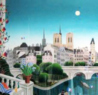 Paris: Ile De La Citi Super Huge Limited Edition Print - Thomas Frederick McKnight Paris: Ile De La Citi Super Huge Limited Edition Print - Thomas Frederick McKnight