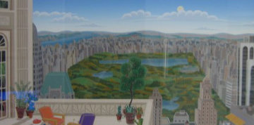 Central Park Panorama Huge Limited Edition Print - Thomas Frederick McKnight Central Park Panorama Huge Limited Edition Print - Thomas Frederick McKnight