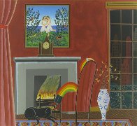 Red Room At Beekman Place PP Limited Edition Print by Thomas Frederick McKnight - 0 Red Room At Beekman Place PP Limited Edition Print by Thomas Frederick McKnight - 0