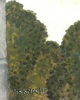 Apollo And Daphne in Central Park 2010 30x30 Original Painting by Thomas Frederick McKnight - 2 Apollo And Daphne in Central Park 2010 30x30 Original Painting by Thomas Frederick McKnight - 2
