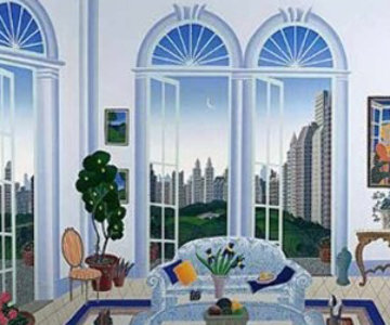 Columbus Circle New York Limited Edition Print - Thomas Frederick McKnight Columbus Circle New York Limited Edition Print - Thomas Frederick McKnight