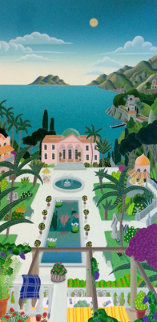 Riviera Villa 1993 Huge 50x27 Super Huge Limited Edition Print - Thomas Frederick McKnight Riviera Villa 1993 Huge 50x27 Super Huge Limited Edition Print - Thomas Frederick McKnight