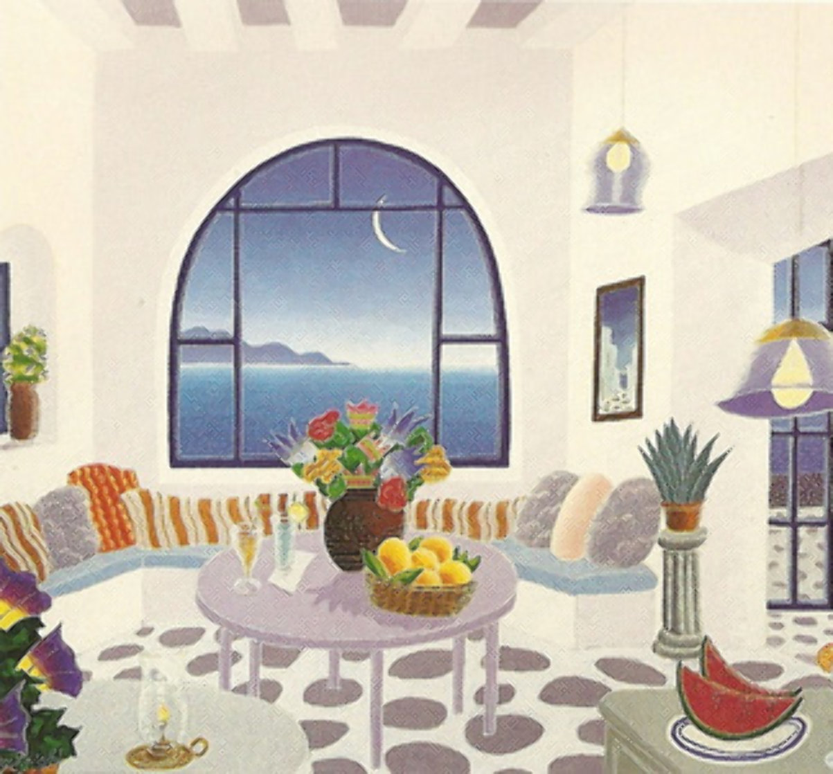Mykonos II Suite of 10 Limited Edition Print by Thomas Frederick McKnight Mykonos II Suite of 10 Limited Edition Print by Thomas Frederick McKnight