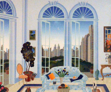 Columbus Circle, Central Park 1998 Limited Edition Print - Thomas Frederick McKnight Columbus Circle, Central Park 1998 Limited Edition Print - Thomas Frederick McKnight