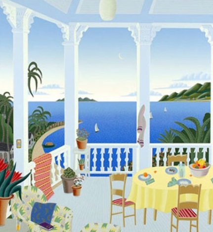 Tropical Evening  - Huge Limited Edition Print - Thomas Frederick McKnight