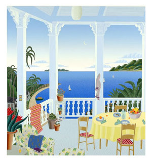Tropical Evening Limited Edition Print - Thomas Frederick McKnight Tropical Evening Limited Edition Print - Thomas Frederick McKnight