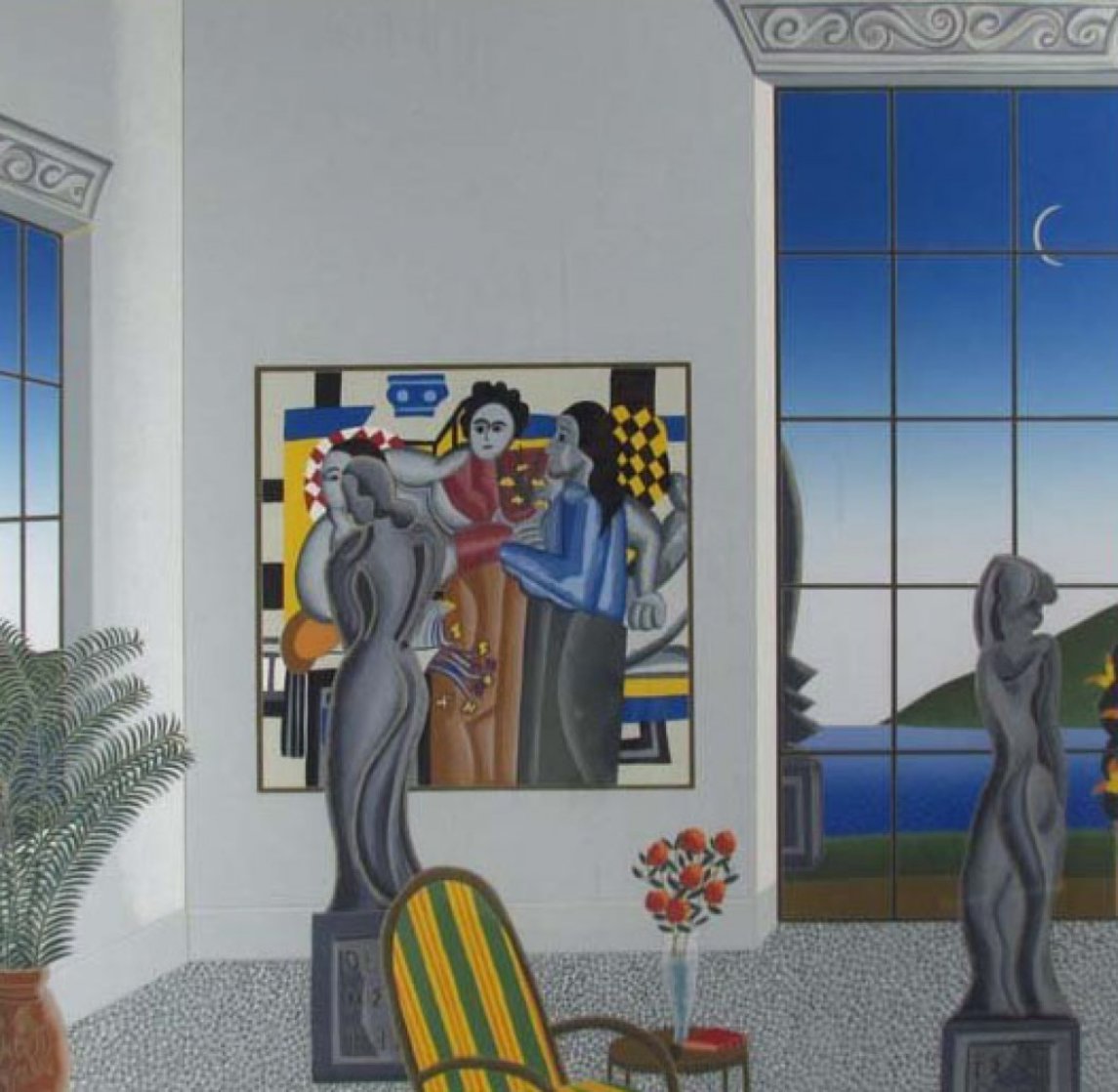 Ledger Room 1984 Limited Edition Print by Thomas Frederick McKnight Ledger Room 1984 Limited Edition Print by Thomas Frederick McKnight
