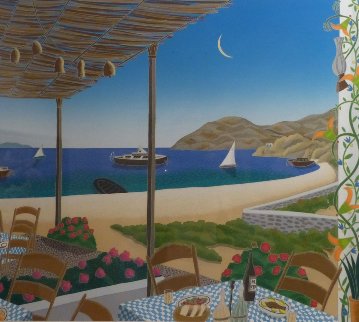 Elia Beach, Mykonos AP 1984 Limited Edition Print - Thomas Frederick McKnight Elia Beach, Mykonos AP 1984 Limited Edition Print - Thomas Frederick McKnight
