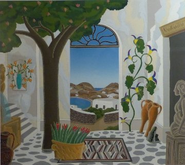 Ano Mera, Mykonos AP 1984 Limited Edition Print - Thomas Frederick McKnight