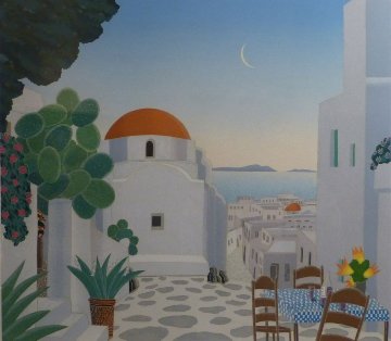Mykonos Chapel AP 1984 Limited Edition Print - Thomas Frederick McKnight Mykonos Chapel AP 1984 Limited Edition Print - Thomas Frederick McKnight
