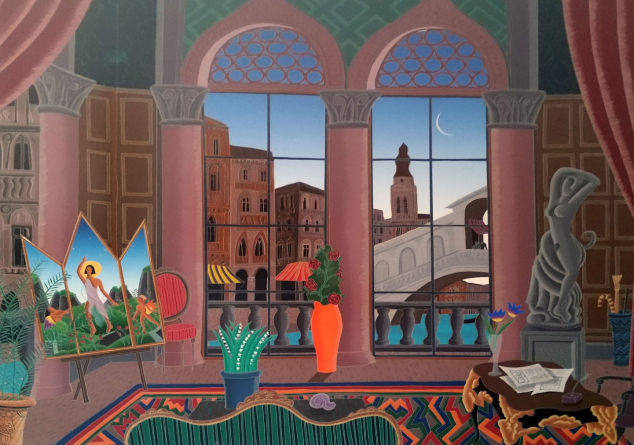 Capriccio 1988 Huge Limited Edition Print by Thomas Frederick McKnight Capriccio 1988 Huge Limited Edition Print by Thomas Frederick McKnight