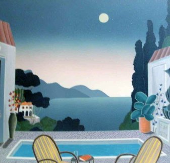 Riviera Villa 1993 Limited Edition Print - Thomas Frederick McKnight Riviera Villa 1993 Limited Edition Print - Thomas Frederick McKnight
