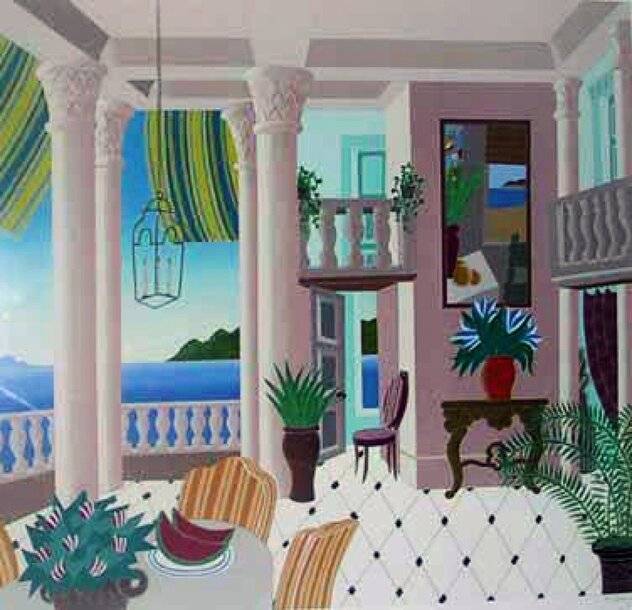 Bay of Naples 1987 Huge - Italy Limited Edition Print by Thomas Frederick McKnight Bay of Naples 1987 Huge - Italy Limited Edition Print by Thomas Frederick McKnight