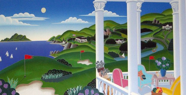 Seaside Golf - Huge by Thomas Frederick McKnight - For Sale on Art