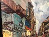 Quartier Francais, New Orleans 34x39 Original Painting by Marc Clauzade - 4
