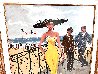 Untitled (Beach Scene) - France 2012 39x30 Original Painting by Marc Clauzade - 3