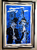 Hommage à Notre Dame 2021 77x51 - Huge Mural Size - Paris, France Original Painting by Marc Clauzade - 1