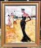 Elegante a La Plage 2002 30x25 Original Painting by Marc Clauzade - 1