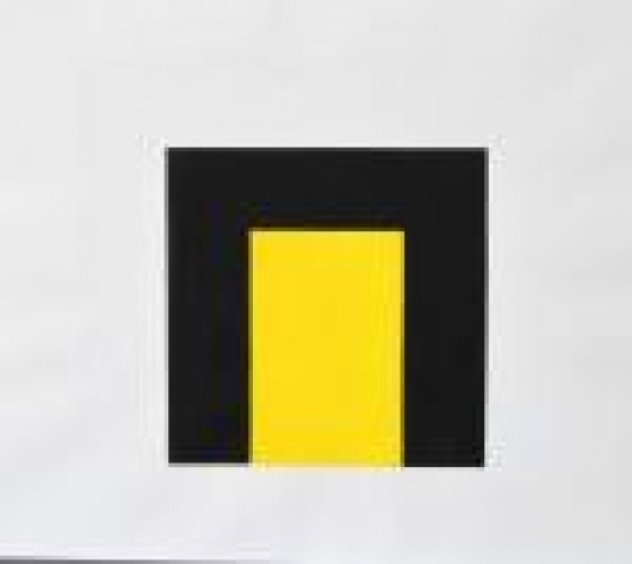 Untitled (Study for Yellow Light Arch) 2000 Original Painting by Mary Corse