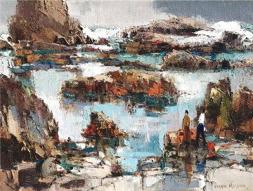 Tidepools 12x16 Original Painting - Joshua Meador Tidepools 12x16 Original Painting - Joshua Meador
