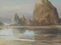 Cannon Beach, Oregon #766 29x36 Original Painting by Joshua Meador - 1