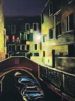Magic of the Night, Venice - Italy 2012 48x38 Huge Original Painting - Igor Medvedev Magic of the Night, Venice - Italy 2012 48x38 Huge Original Painting - Igor Medvedev