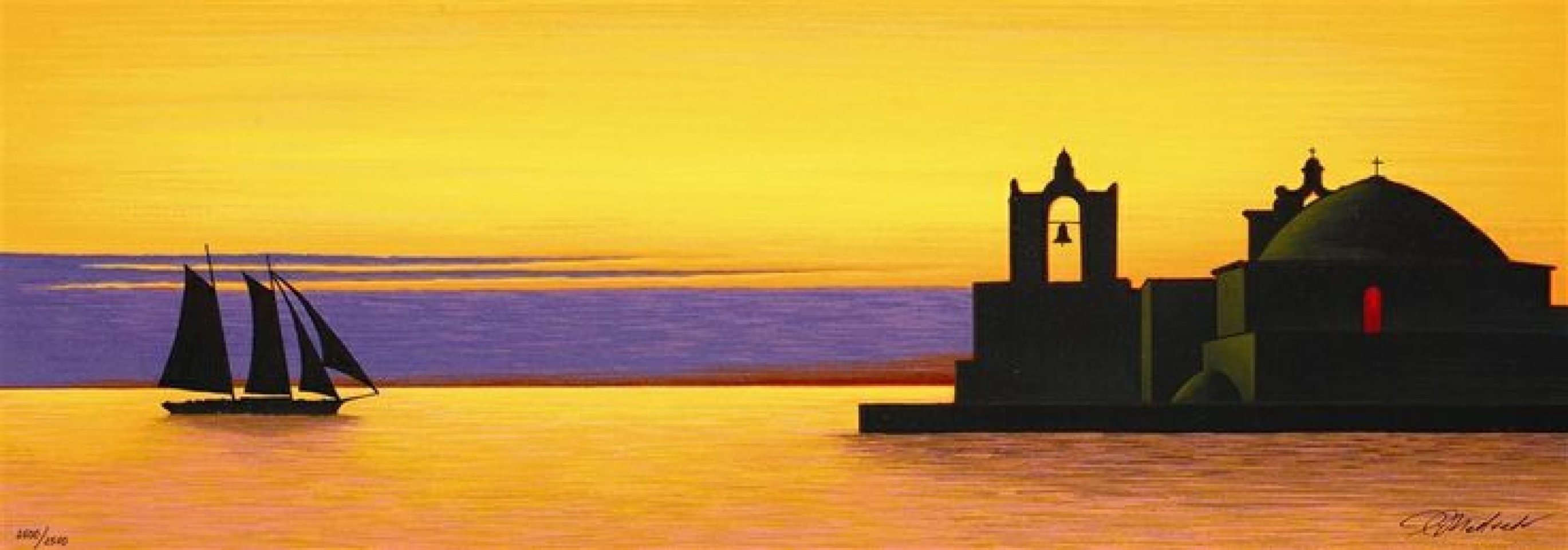 Golden Arrival 2006 Limited Edition Print by Igor Medvedev Golden Arrival 2006 Limited Edition Print by Igor Medvedev