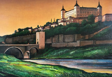 El Alcazar 2000 26x38 Original Painting - Igor Medvedev El Alcazar 2000 26x38 Original Painting - Igor Medvedev