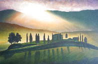 Tuscany Aglow 2004 43x66  Huge Original Painting by Igor Medvedev - 0