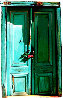 Miniature #26 Green Door 1996 Limited Edition Print by Igor Medvedev - 0