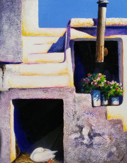 Hideaway 49x34 Original Painting - Igor Medvedev Hideaway 49x34 Original Painting - Igor Medvedev